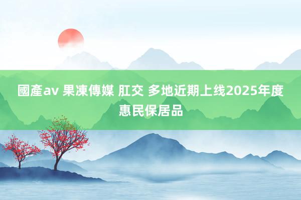 國產av 果凍傳媒 肛交 多地近期上线2025年度惠民保居品