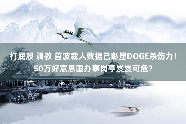 打屁股 调教 首波裁人数据已彰显DOGE杀伤力！50万好意思国办事岗亭岌岌可危？